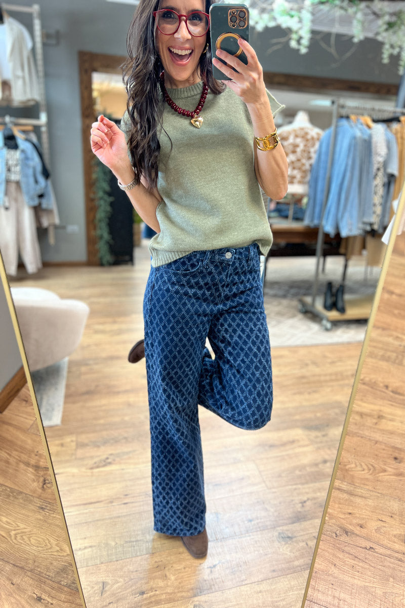 Back At It Short Sleeve Sweater