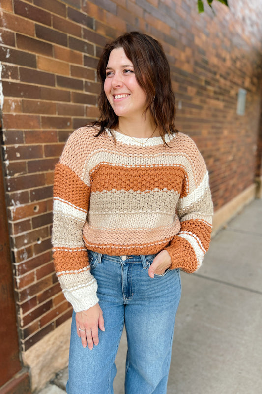 Butter Pecan Chunky Sweater