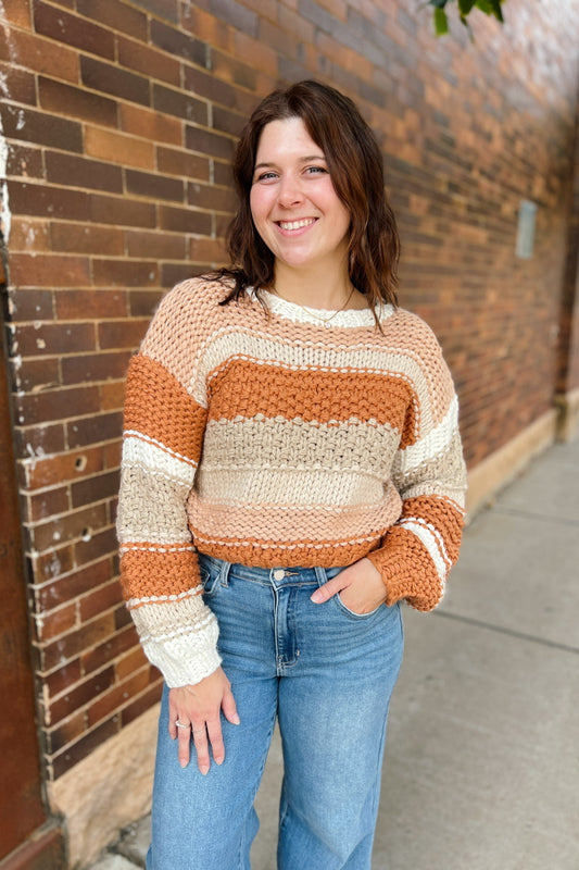 Butter Pecan Chunky Sweater