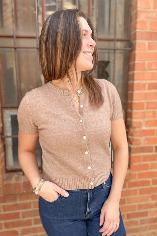 Colleen Short Sleeve Cardigan