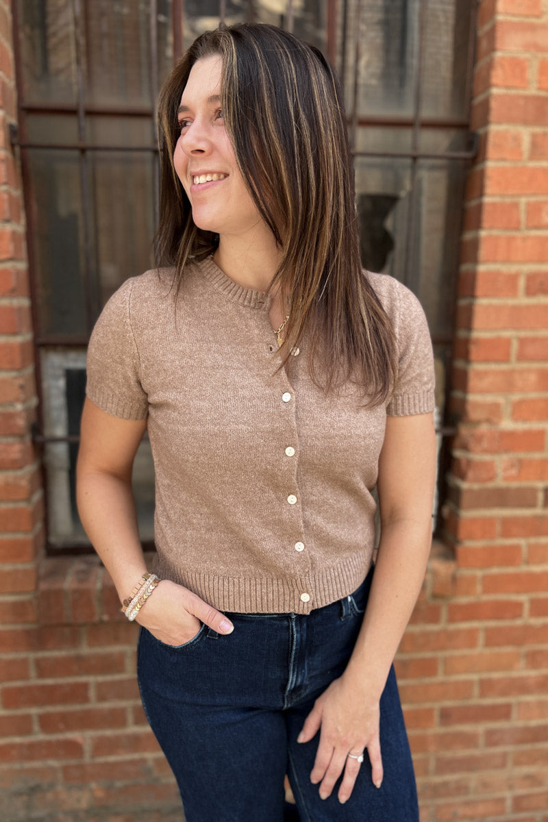 Colleen Short Sleeve Cardigan