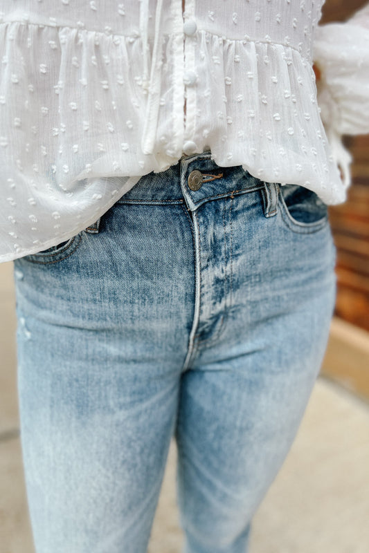 Daily Driver HR Skinny Straight in Baby Face