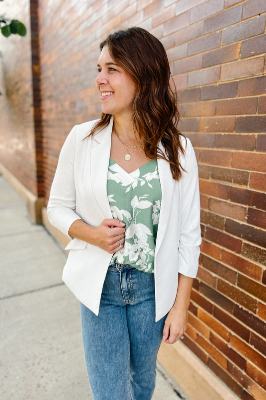 Find Me Outside Floral Print Tank