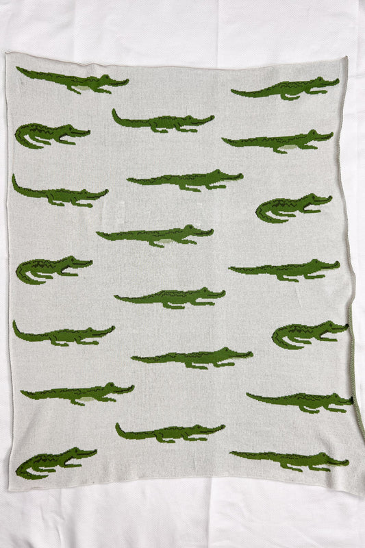 Cotton Knit Blanket 40 x 32