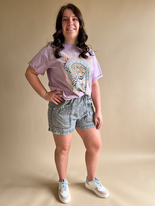 Free Spirit Rock & Rock Leopard Graphic