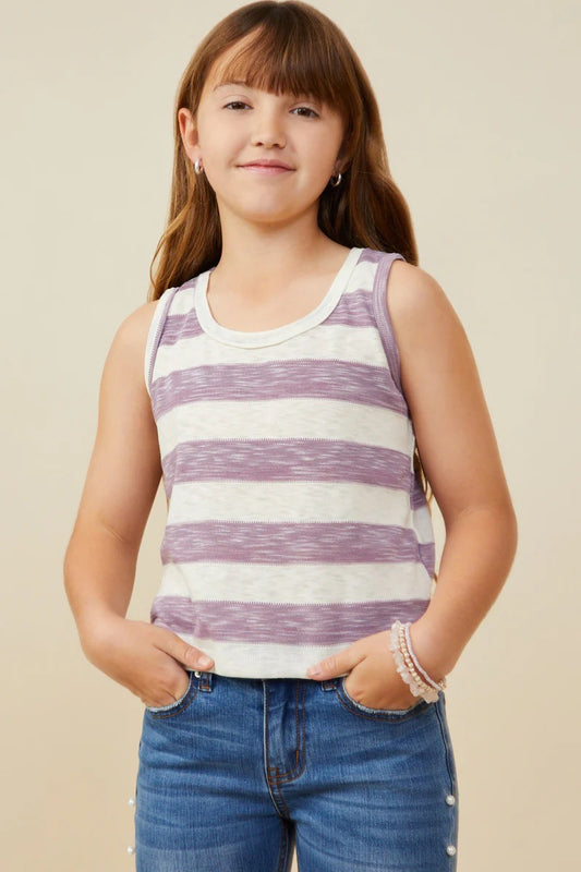 Maeve Stripe knit tank