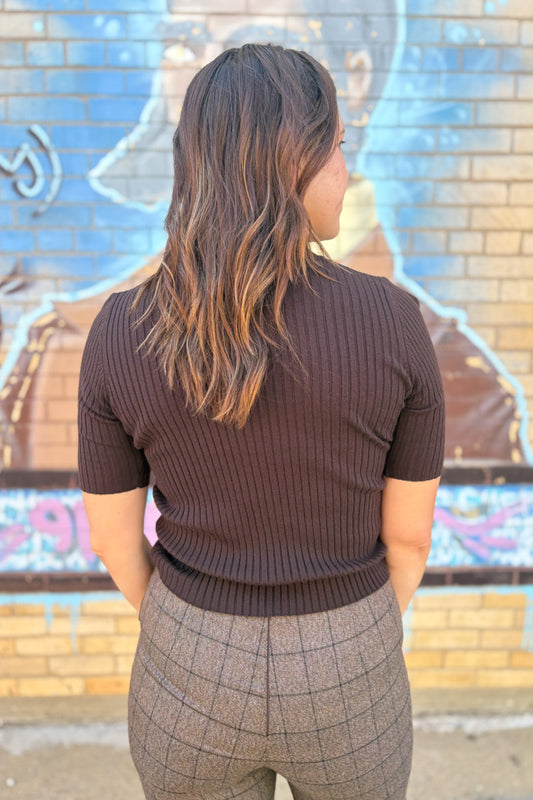 Keep Close Knit Mock Neck