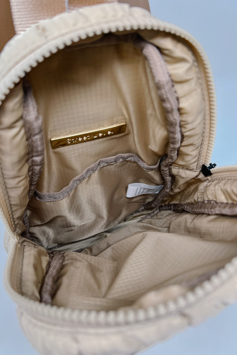 Nylon Quilted Sling Bag