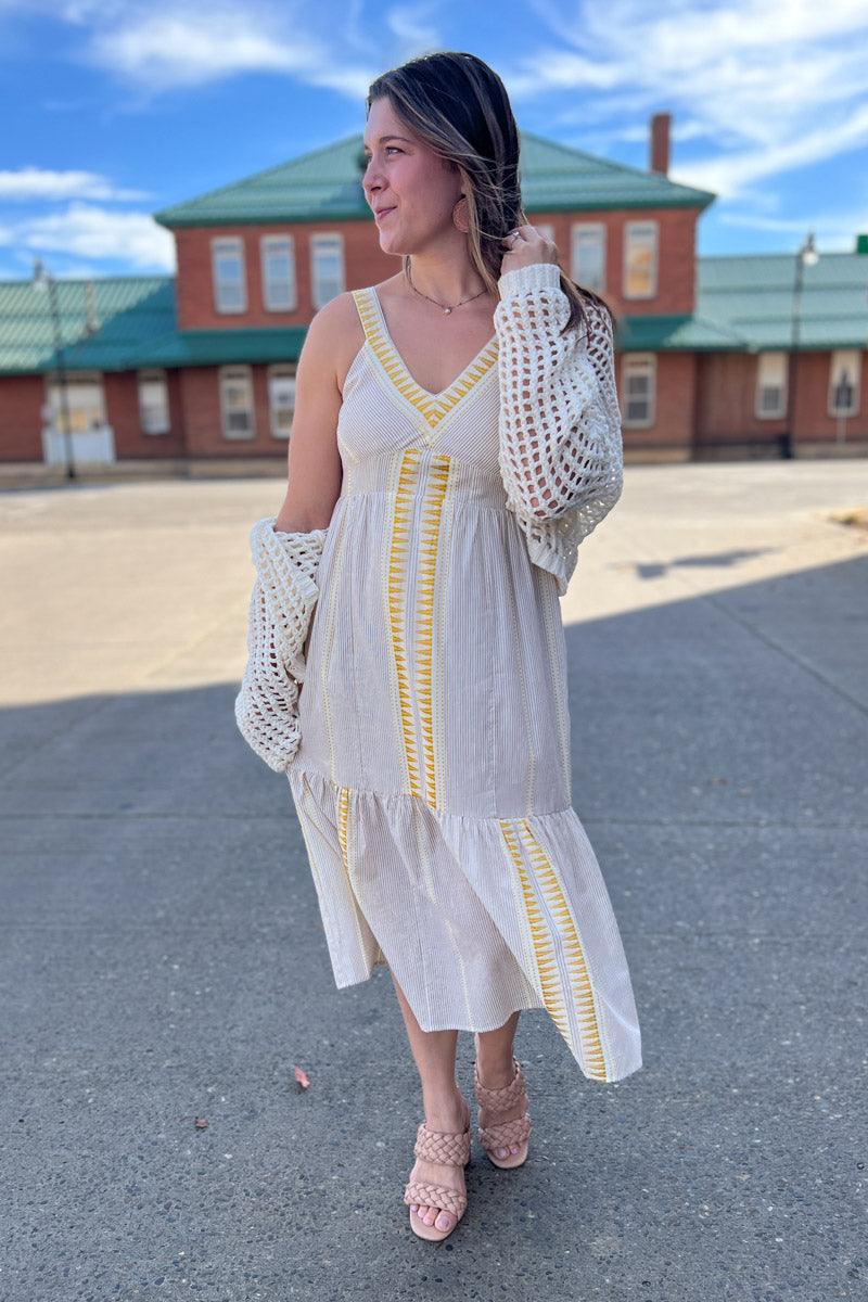 All Things Considered Crochet Cropped Cardigan