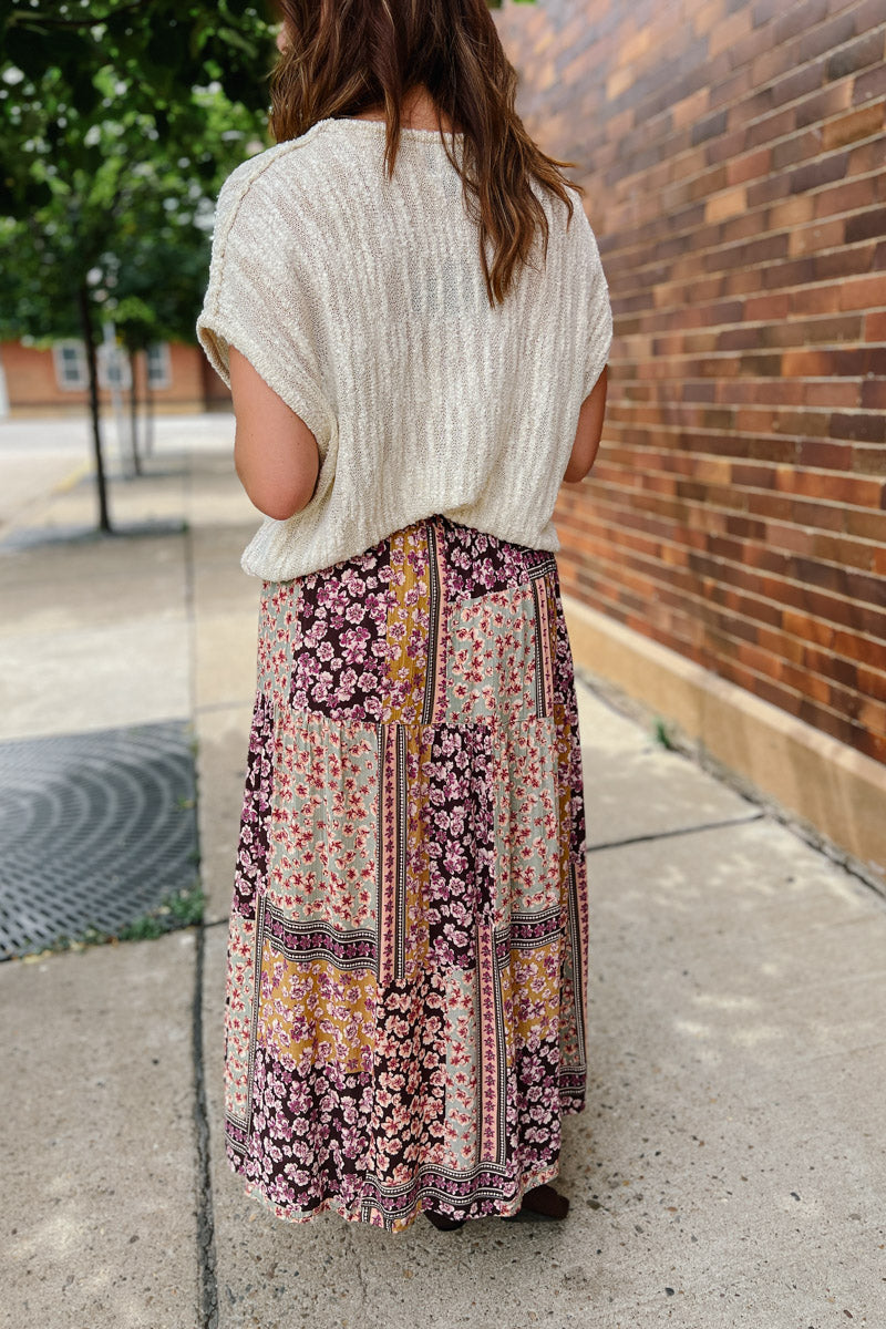 Easy Enough Metallic Slub Pullover