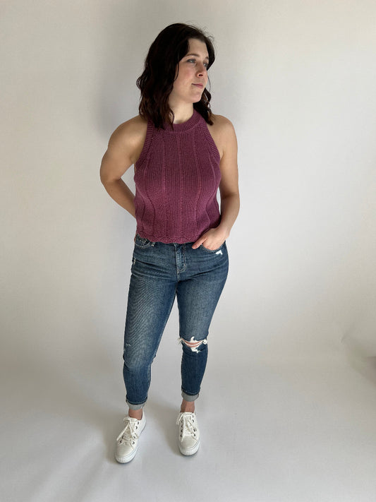 Sookie Plum Halter Sweater