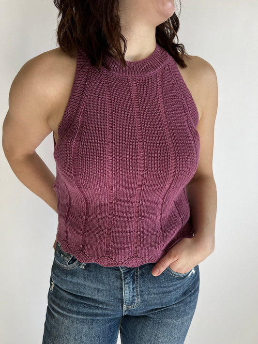 Sookie Plum Halter Sweater