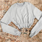 Athena Cotton Fleece Cropped Pullover
