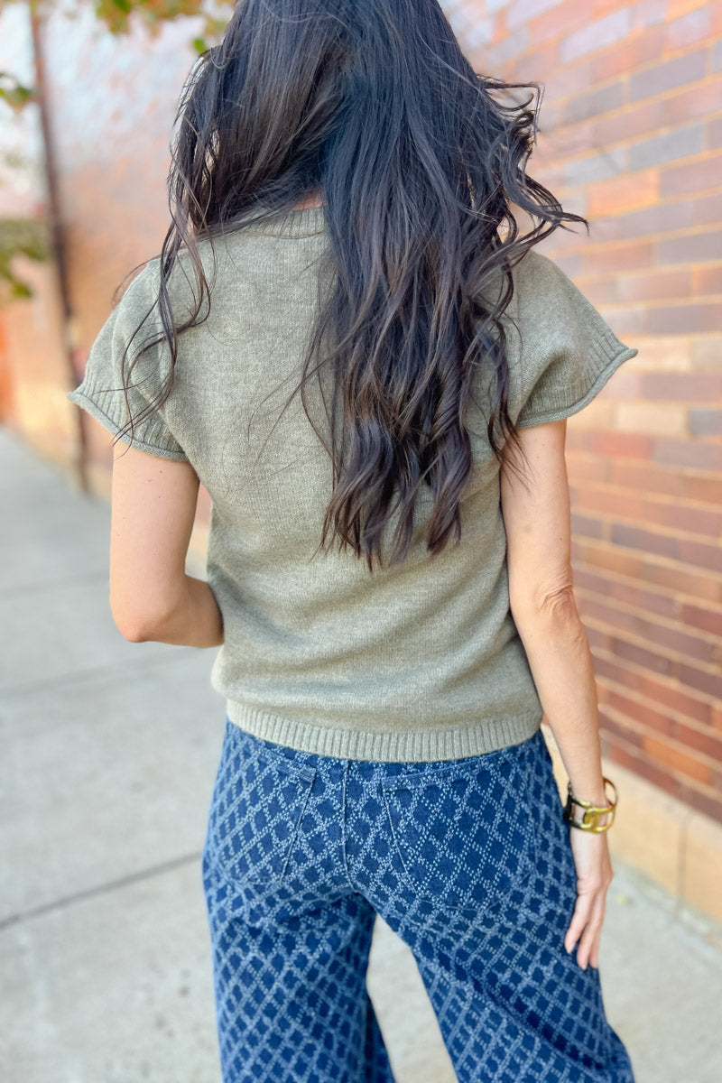 Back At It Short Sleeve Sweater