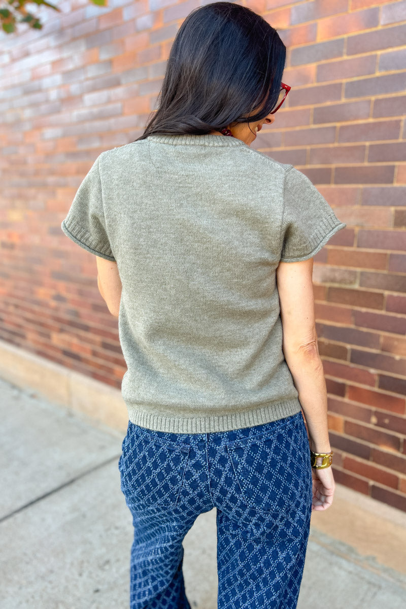 Back At It Short Sleeve Sweater