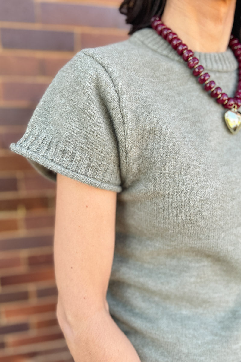 Back At It Short Sleeve Sweater