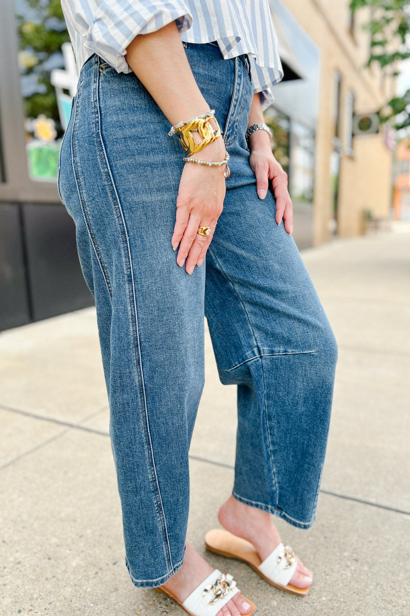 Barni Stretch Barrel Jeans