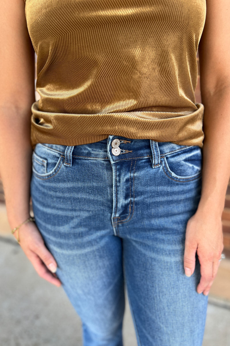 Bella Reflection Double Button HR Flare