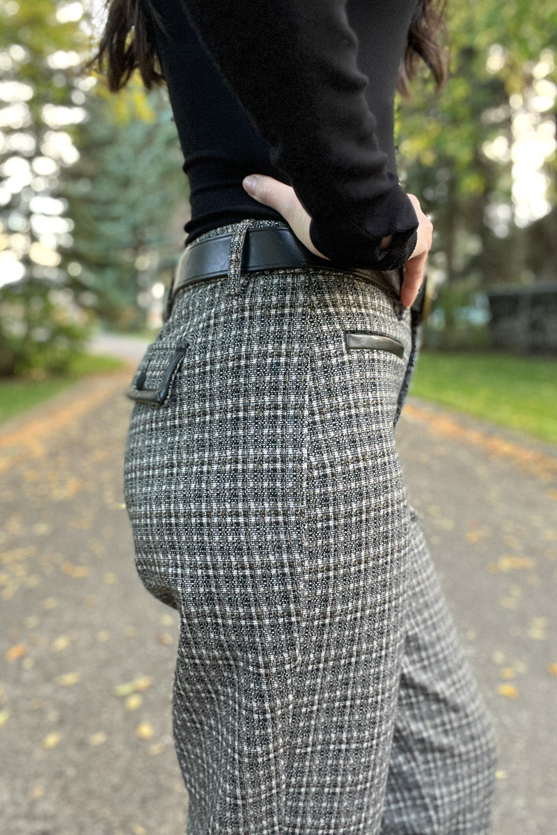 Bernice Mini-check Trouser