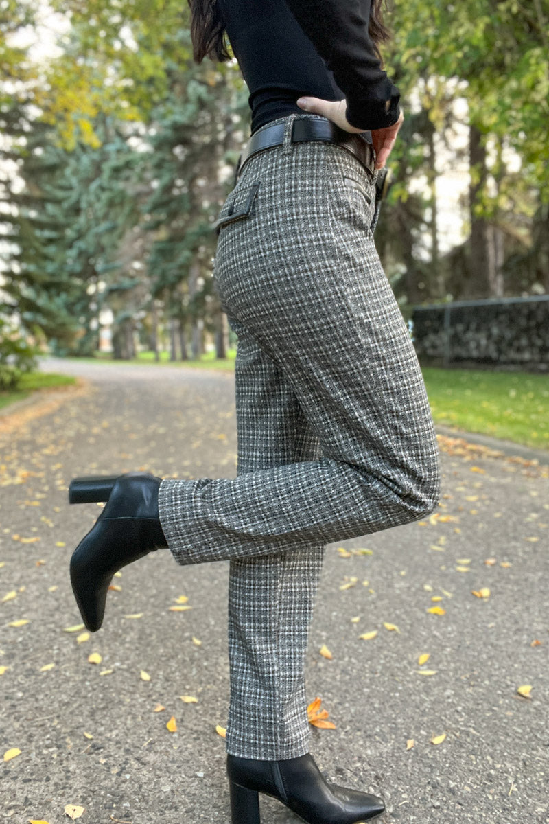 Bernice Mini-check Trouser