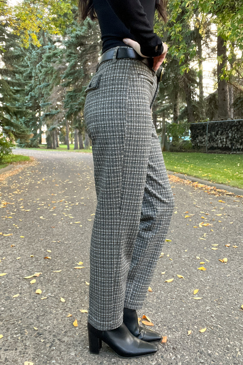 Bernice Mini-check Trouser