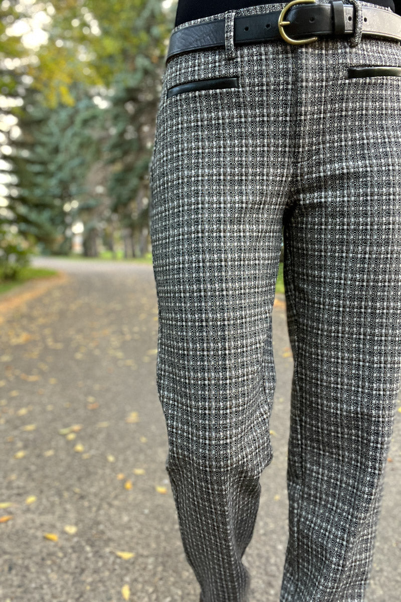 Bernice Mini-check Trouser