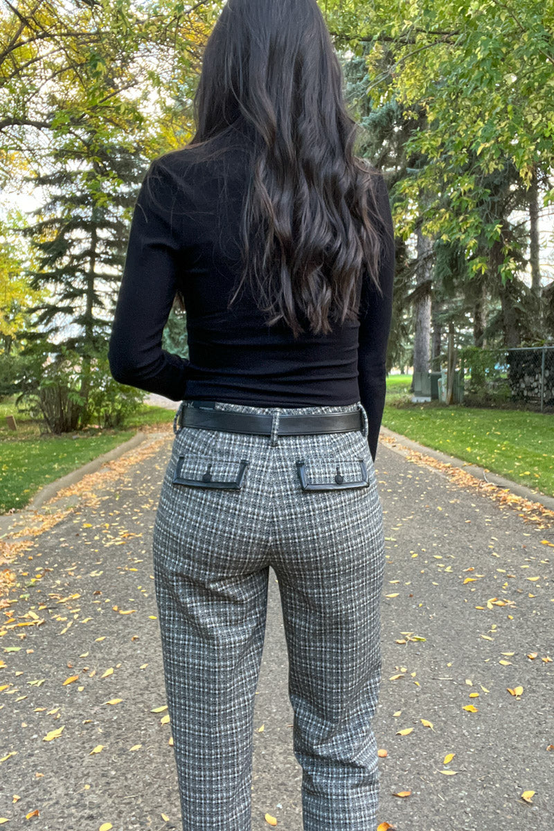 Bernice Mini-check Trouser