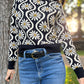 Breath of Fresh Air Floral Sweater
