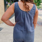 Brooklyn Gauze Romper with Side Button