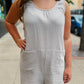 Brooklyn Gauze Romper with Side Button