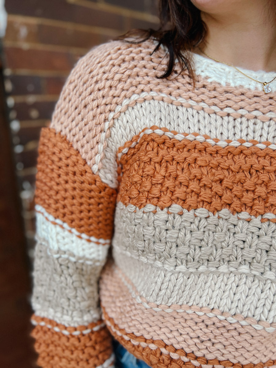Butter Pecan Chunky Sweater