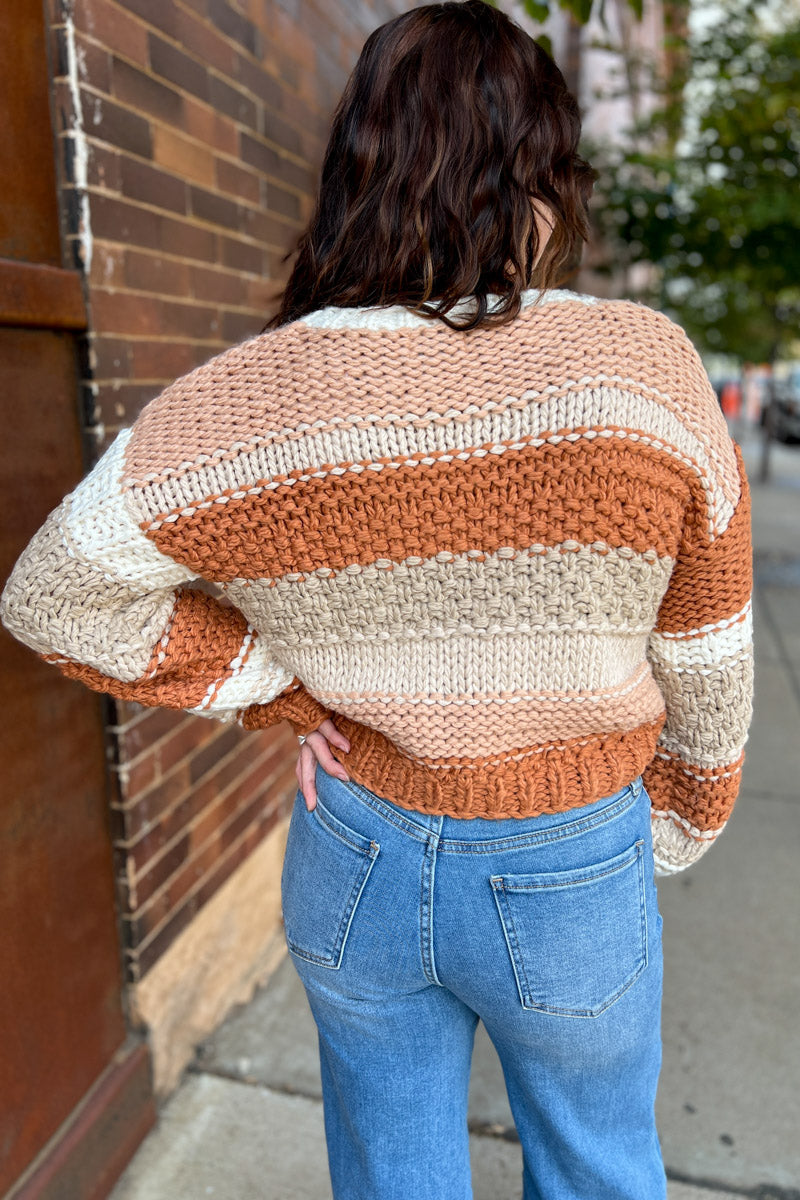 Butter Pecan Chunky Sweater
