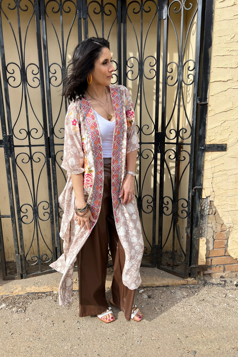 Carsyn Wide Leg Vegan Leather Pant