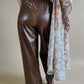 Carsyn Wide Leg Vegan Leather Pant