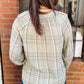 Catalina Monochrome Plaid Top