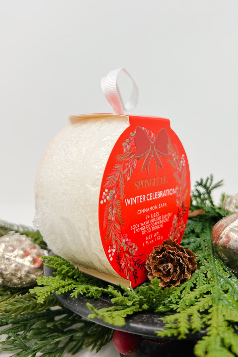 Cinnamon Bark Winter Celebration Body Wash Sponge