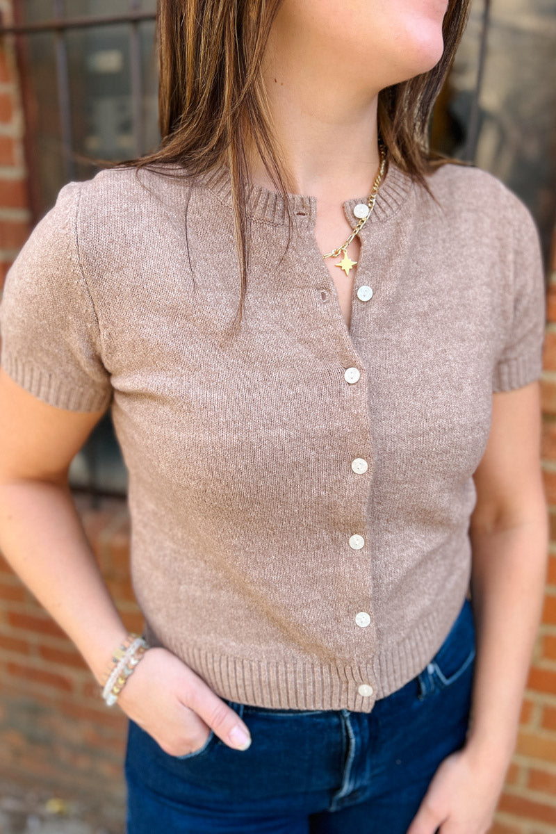 Colleen Short Sleeve Cardigan
