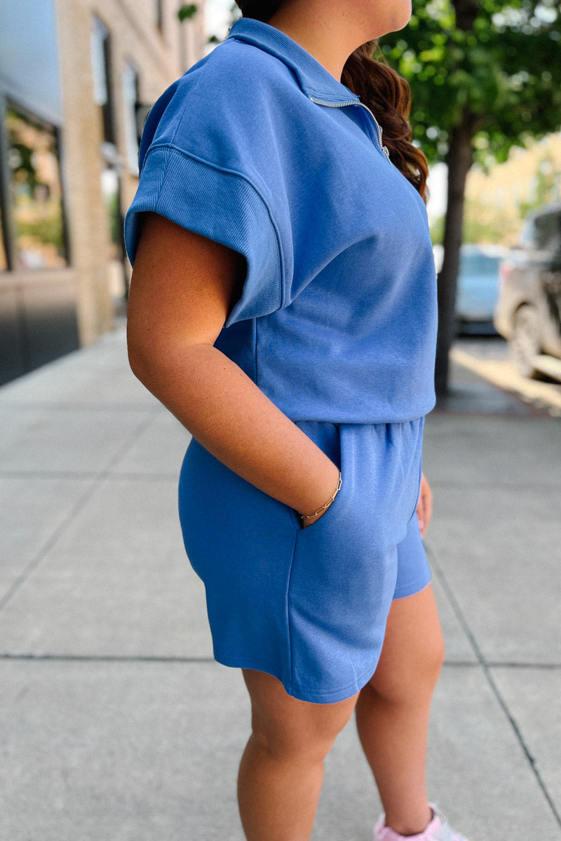 Days in Half-zip Short Sleeve Sweatshirt – The Sweet Melange