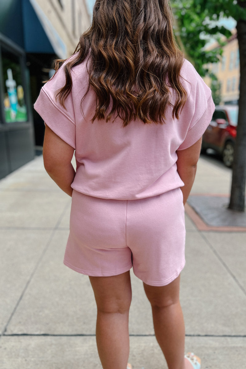 Days in Half-zip Short Sleeve Sweatshirt