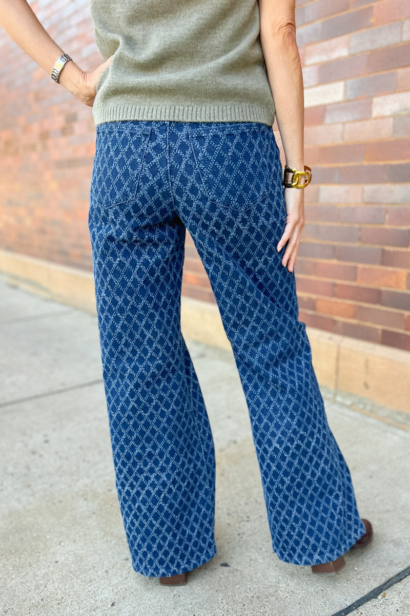 Diamond Denim Straight Leg