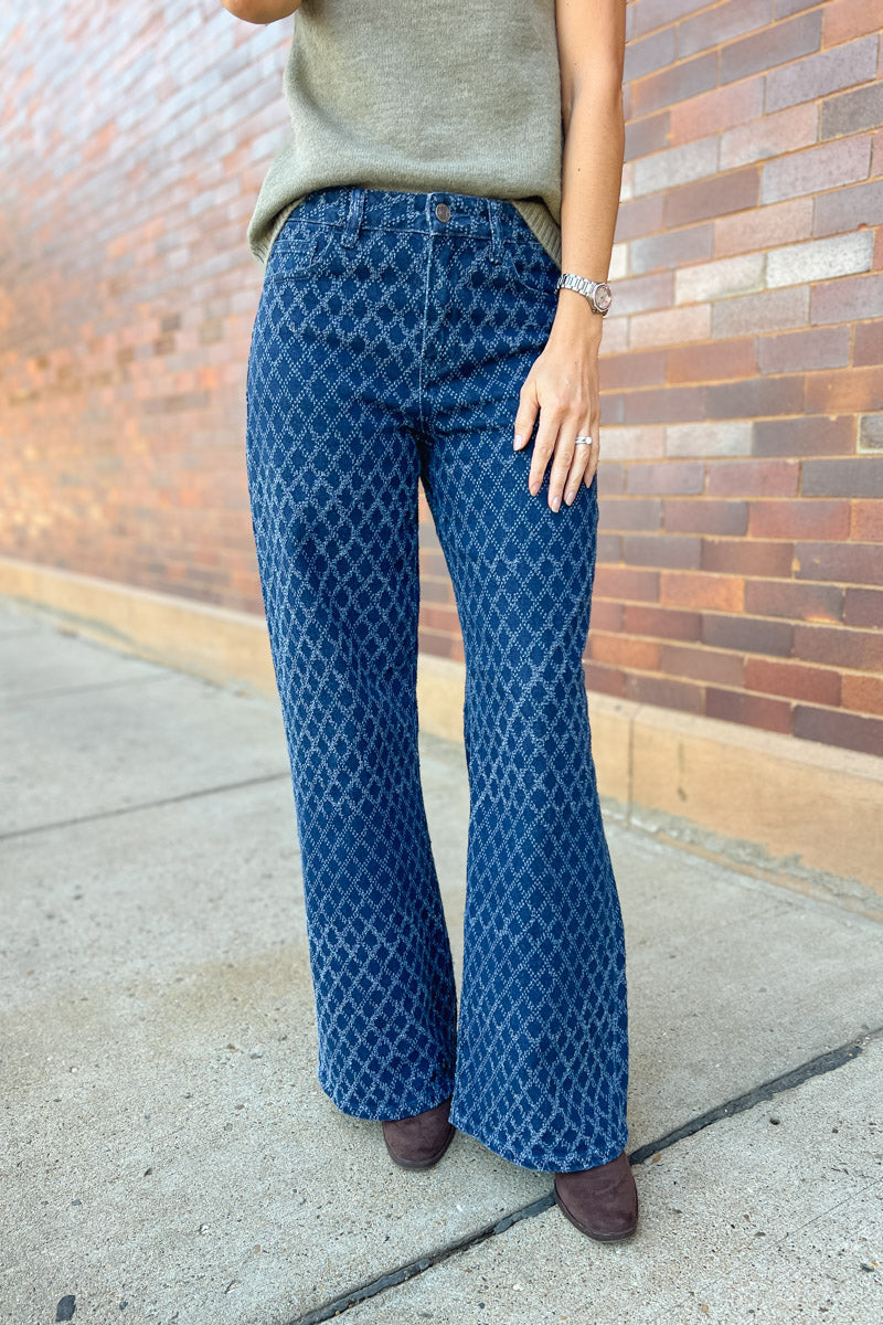 Diamond Denim Straight Leg