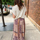 Set It Up Mixed Print Skirt