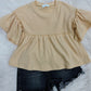 Ellie Ruffle Sleeved Top