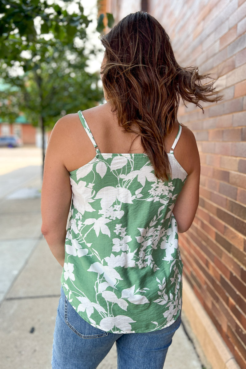 Find Me Outside Floral Print Tank