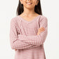 Fiona Girls Striped LS