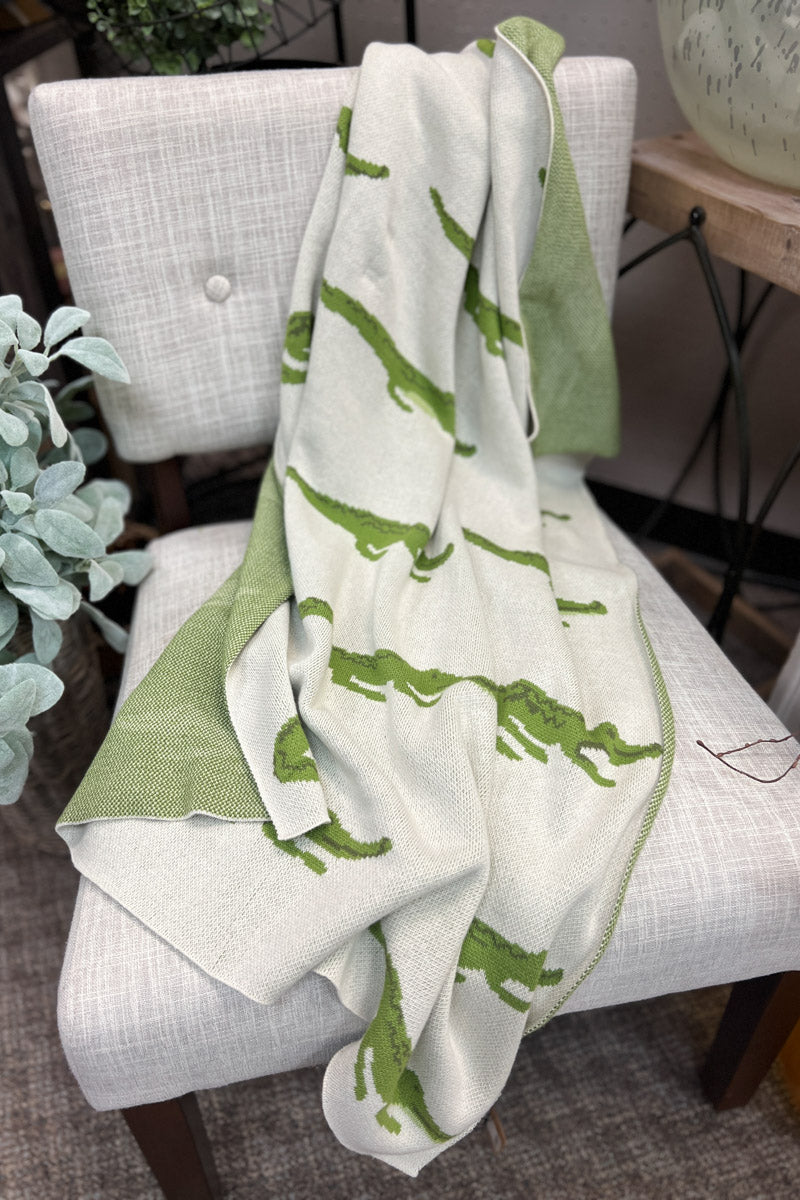 Cotton Knit Blanket 40 x 32