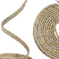 15' Curly Beaded Rope Garland - Gold/Silver