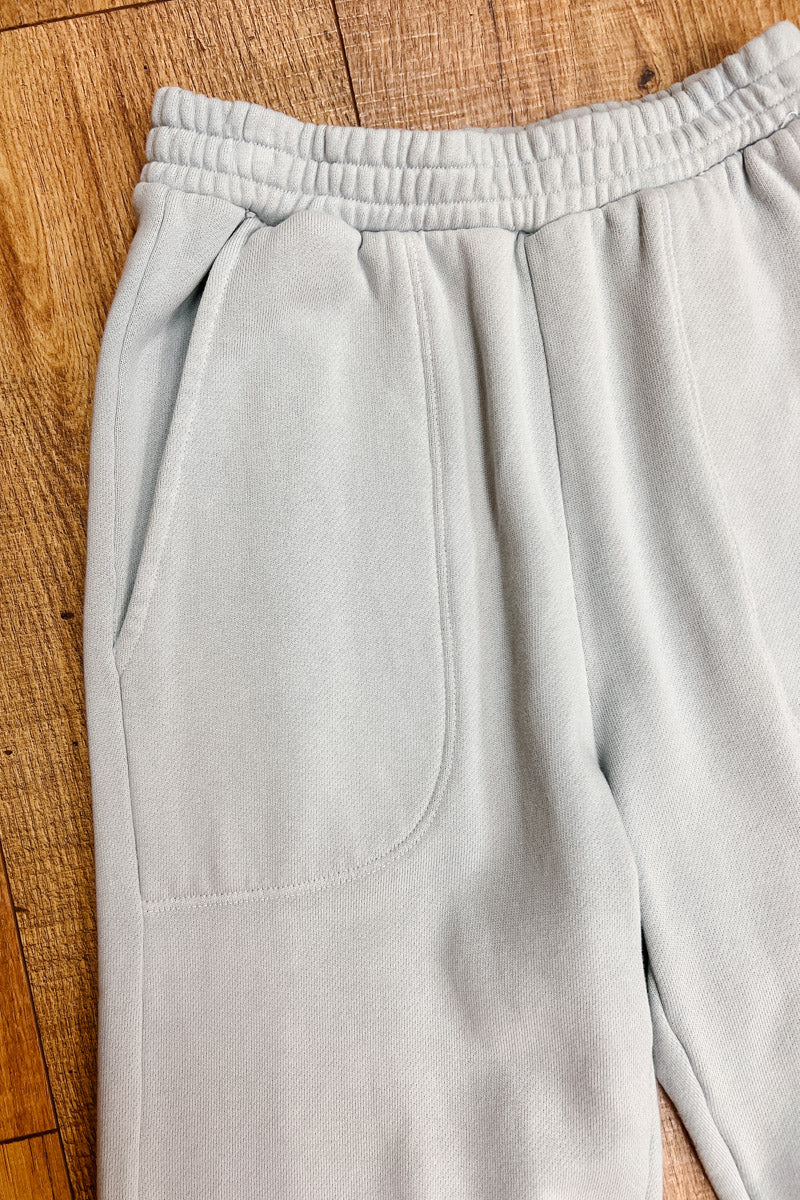 Hayden Cotton Fleece Wide Leg Sweats