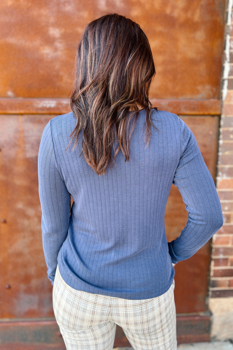 Helena Boat Neck Knit Top