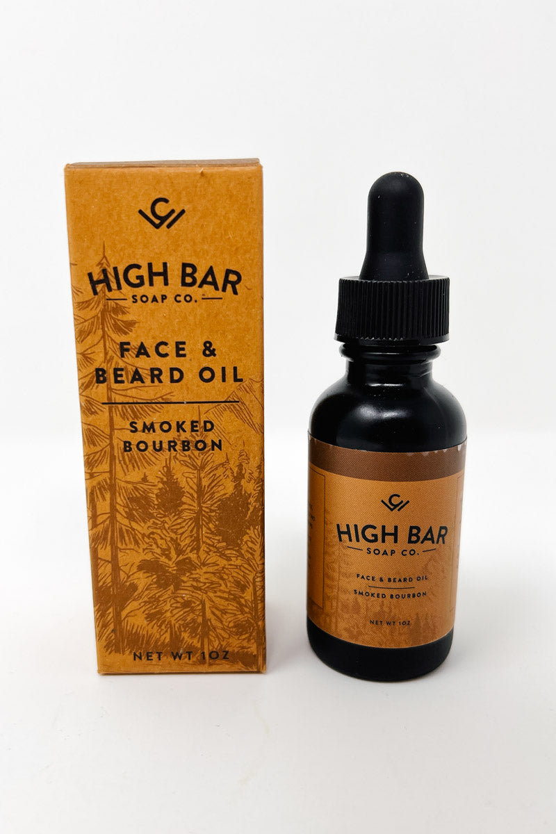 High Bar Beard Oil - Smoked Bourbon